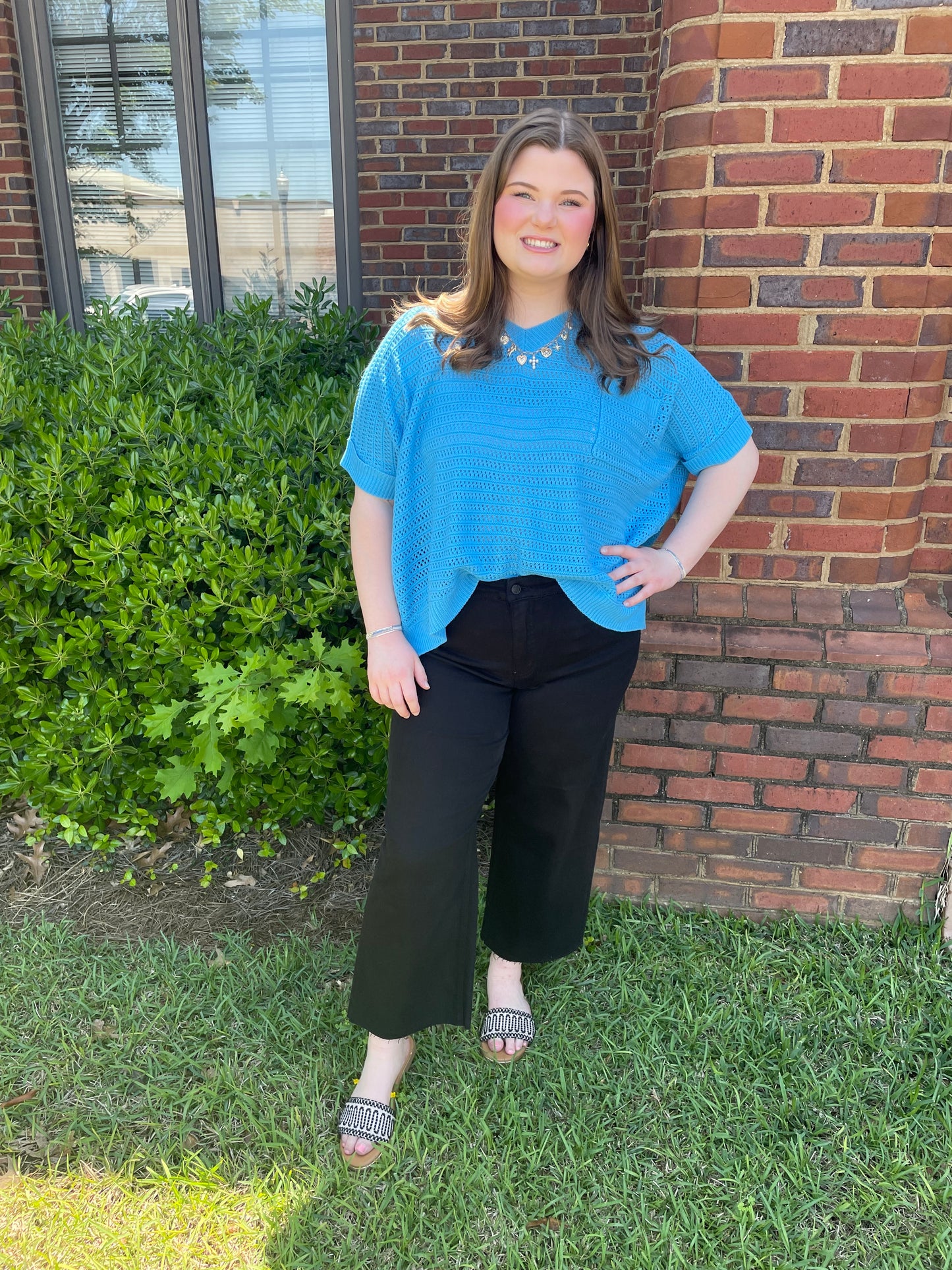 Sunny Day Sweater - Blue