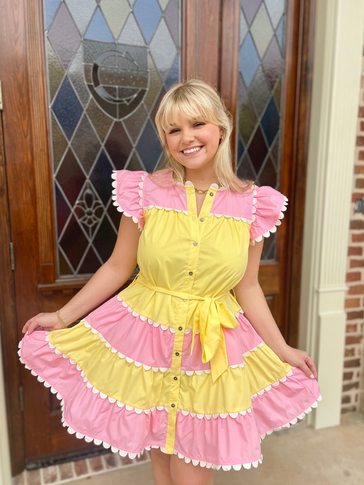 Rise Again Dress - Yellow