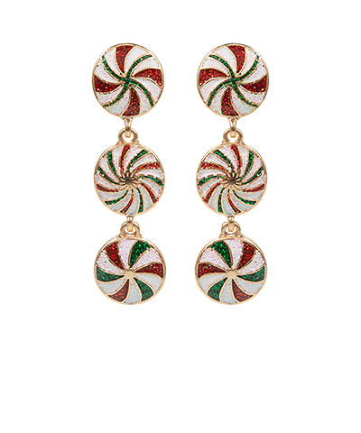 Peppermint Drop Earrings