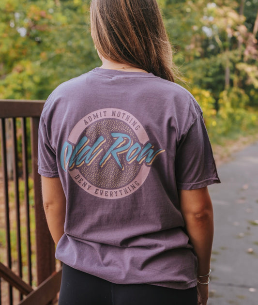Old Row Circle Logo Tee - Wine