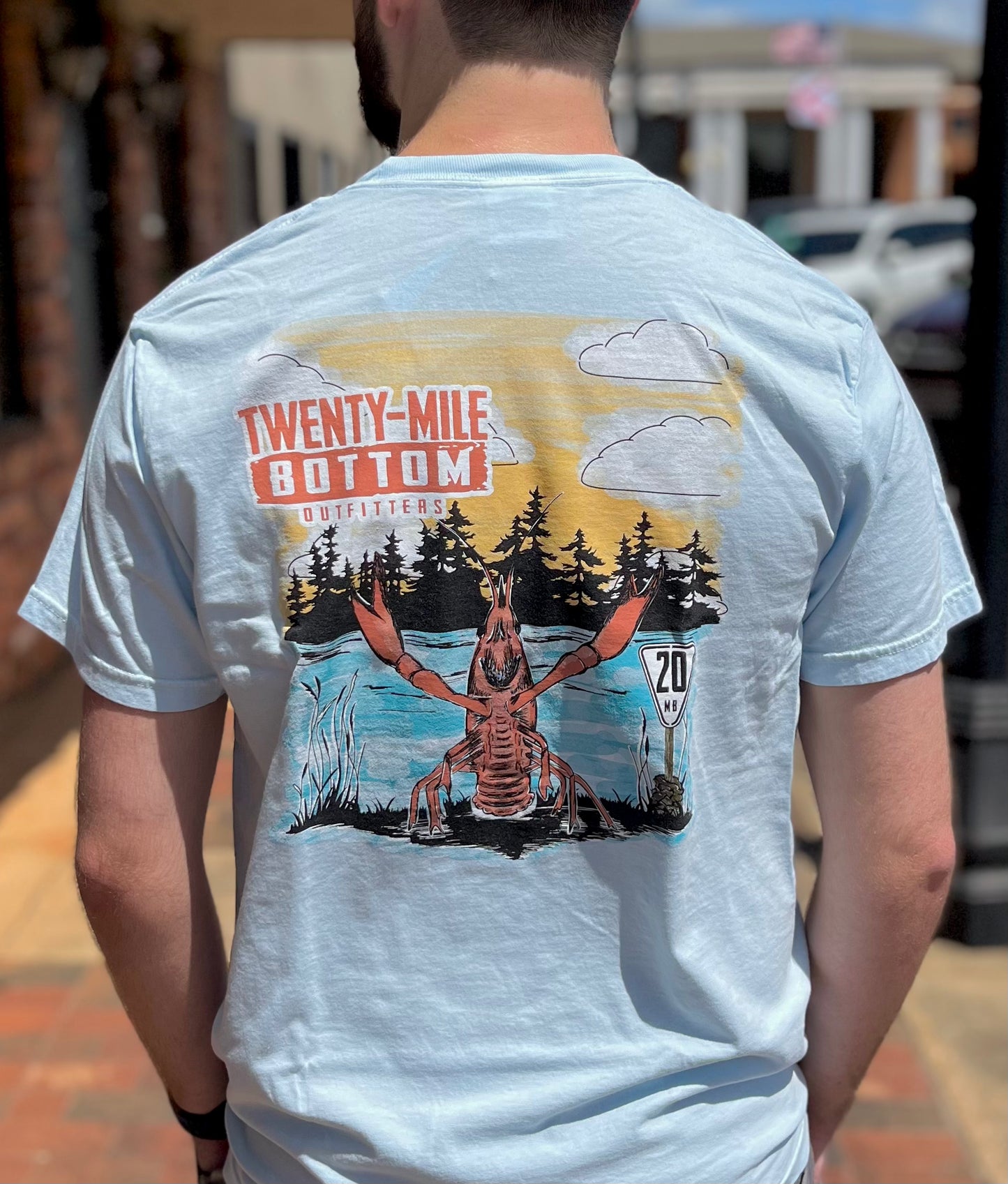 20 Mile Bottom Crawfish Pocket Tee