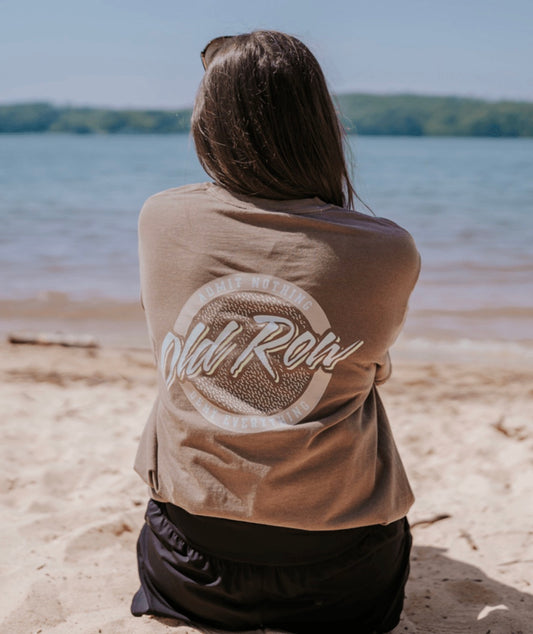 Old Row Circle Logo Tee - Espresso