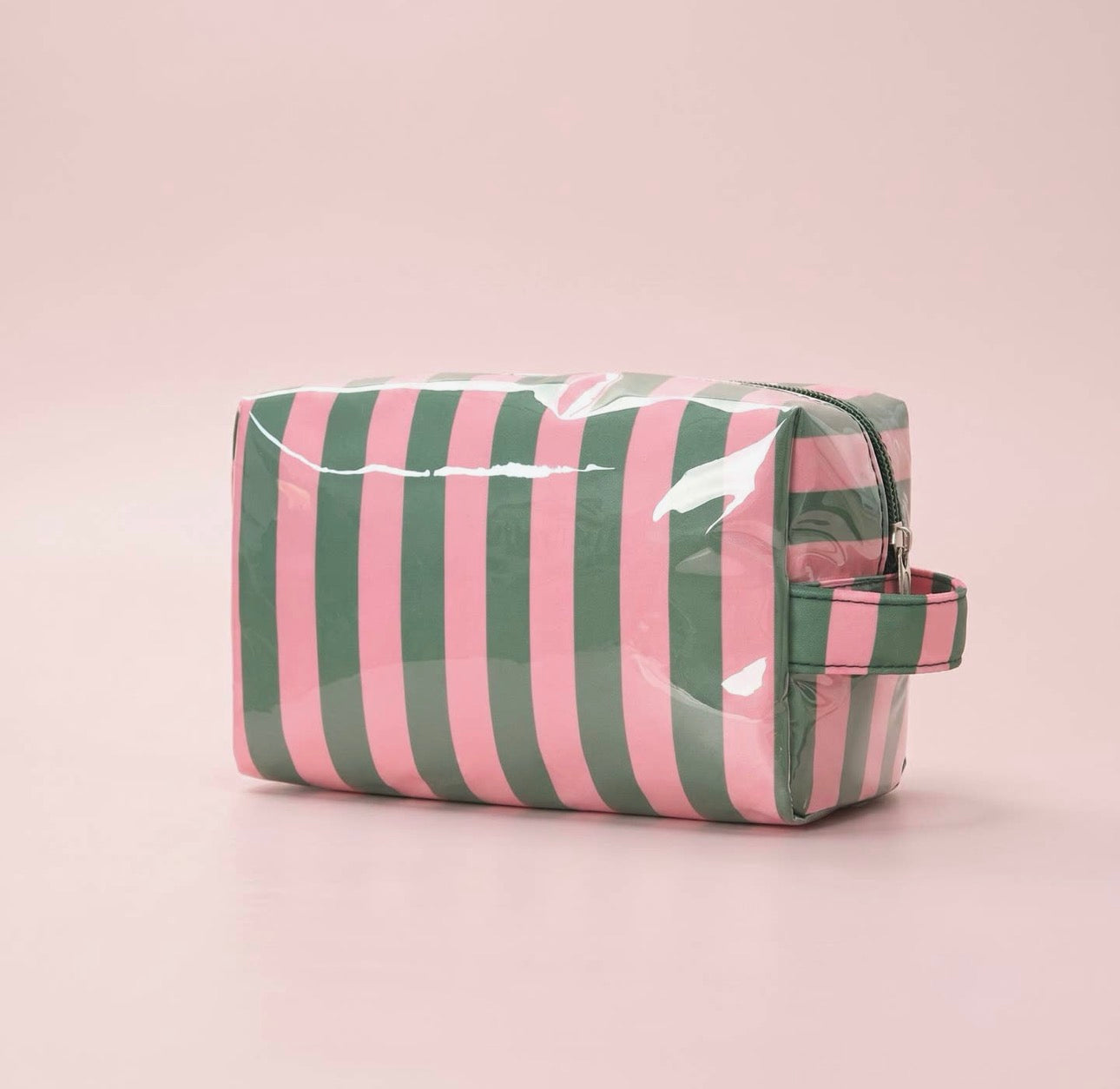 Jelly Makeup Pouch - Pink/Green