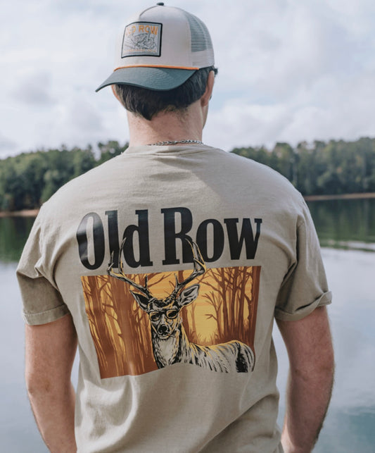 Old Row Smoking Buck Tee