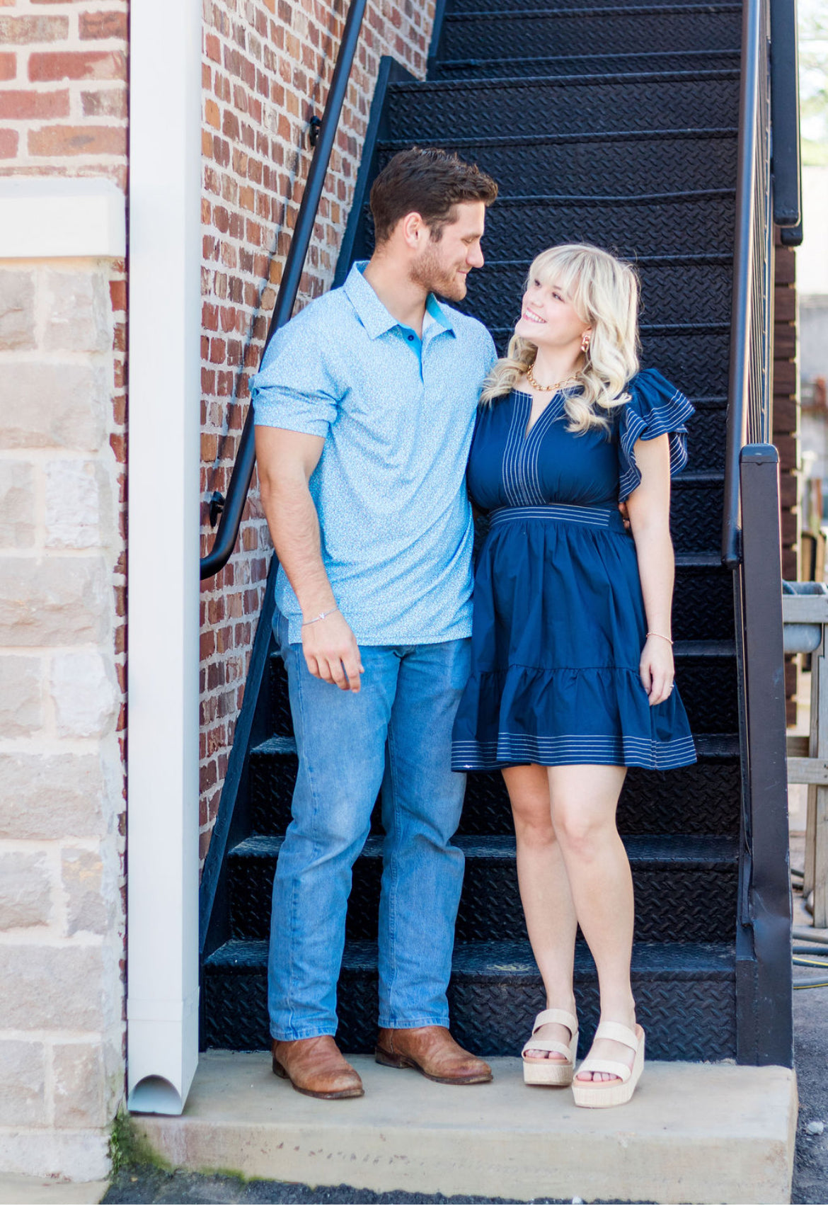 Confetti Printed Polo - Uncle Sam