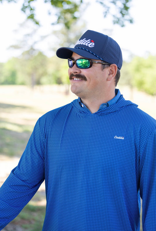 Caddie Shot Caller Hoodie - Blue