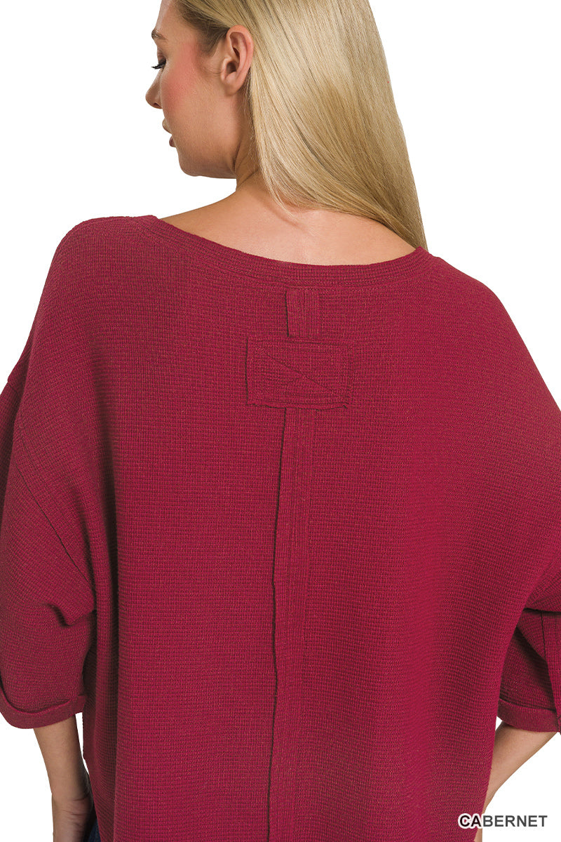 Chill Day Top- Cabernet