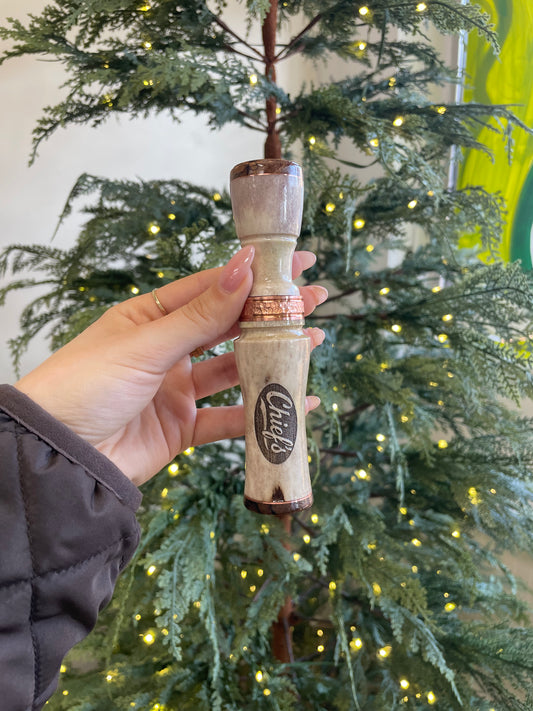Chief's Custom Calls Antler & Copper Banded Grunt Call