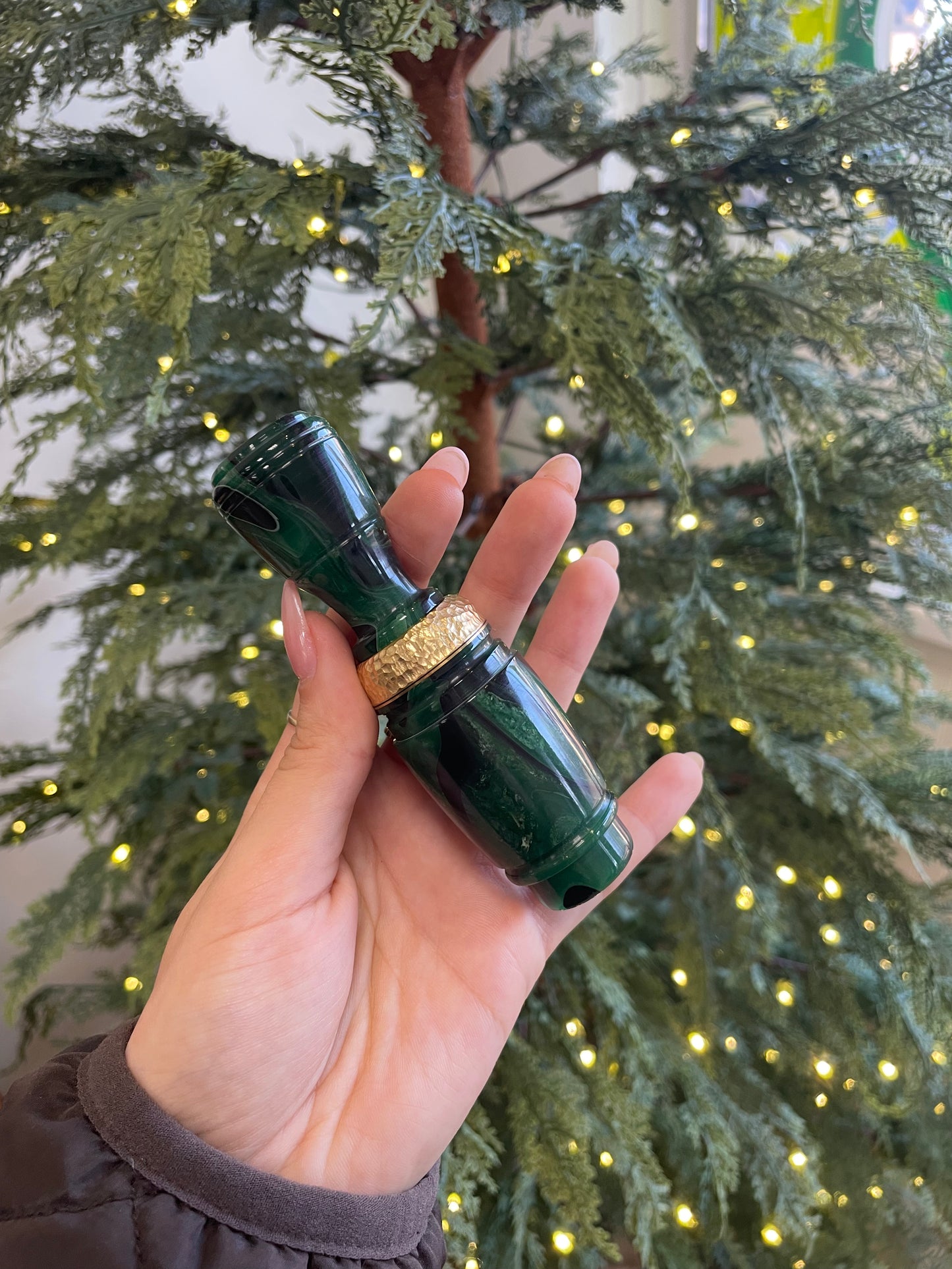 Chief's Custom Calls Green Banded Duck Call
