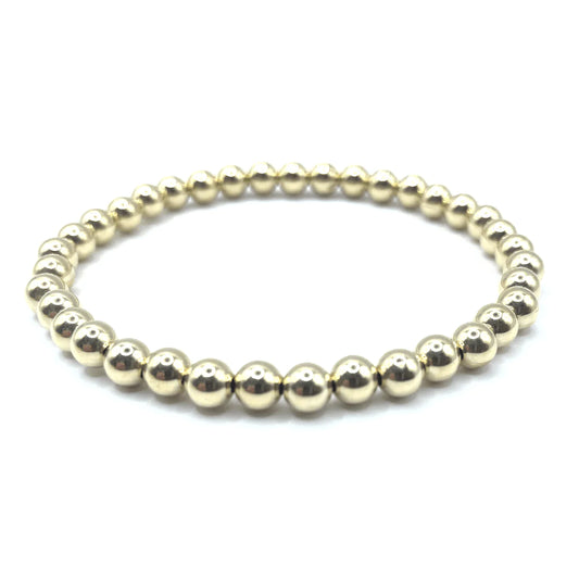 5mm Waterproof 14k Gold Filled Karma Bracelet
