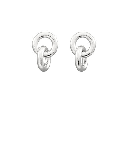Circle Linked Earrings