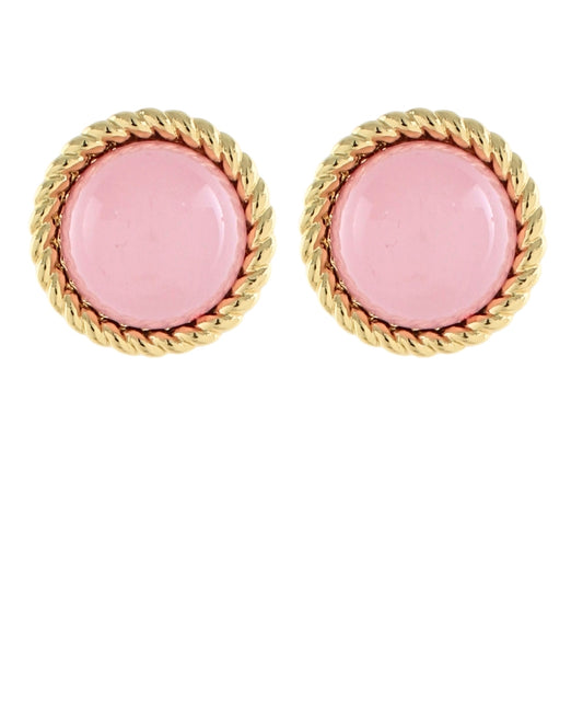 Marble Dome Earrings