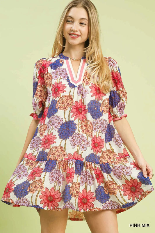 Dandelion Dress - Pink Mix