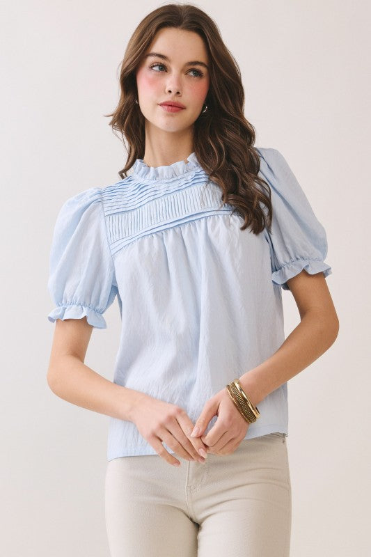 Soft Launch Top - Baby Blue
