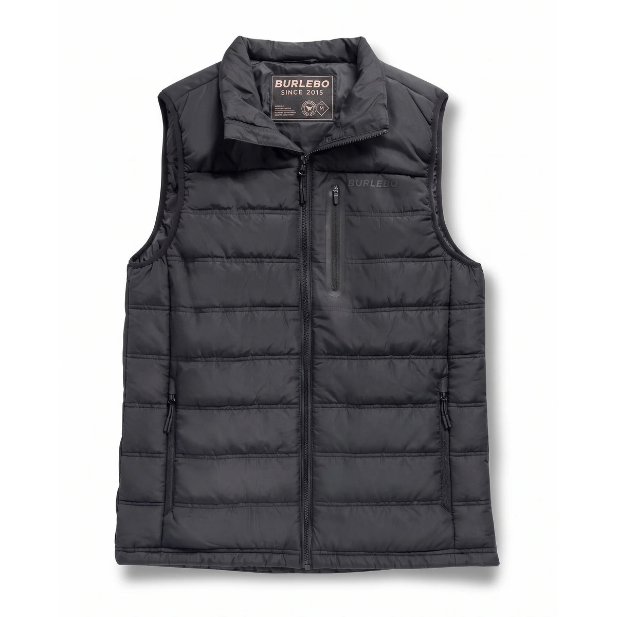 Burlebo Puffer Vest - Black