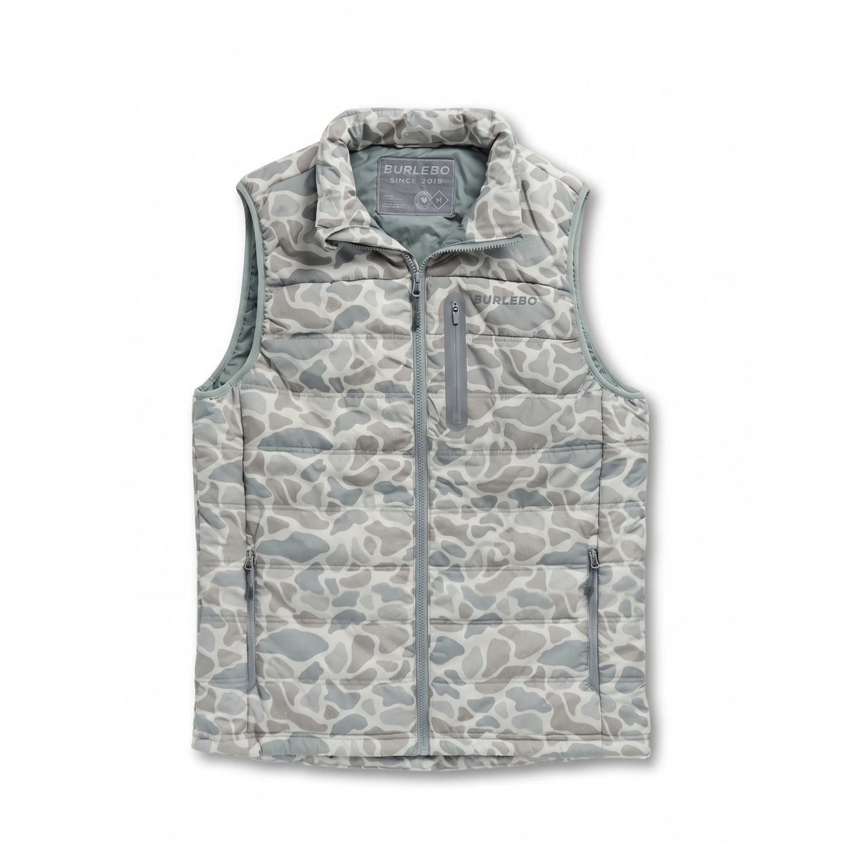 Burlebo Puffer Vest - Classic Deer Camo
