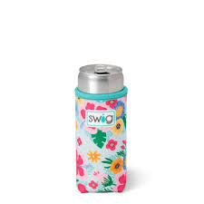 Swig Slim Can Coolie - Island Bloom