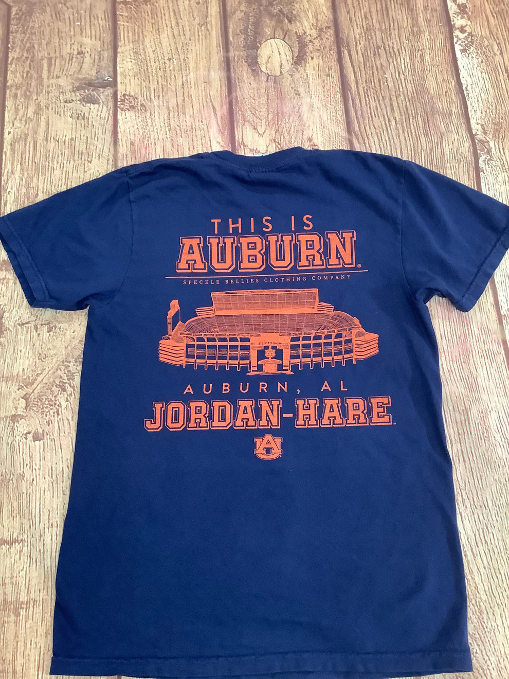 Speckle Bellies Auburn Stadium Tee