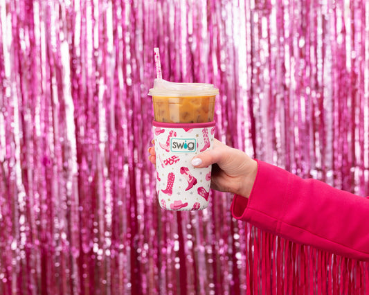 Swig Medium Iced Cup Coolie - Let's Go Girls