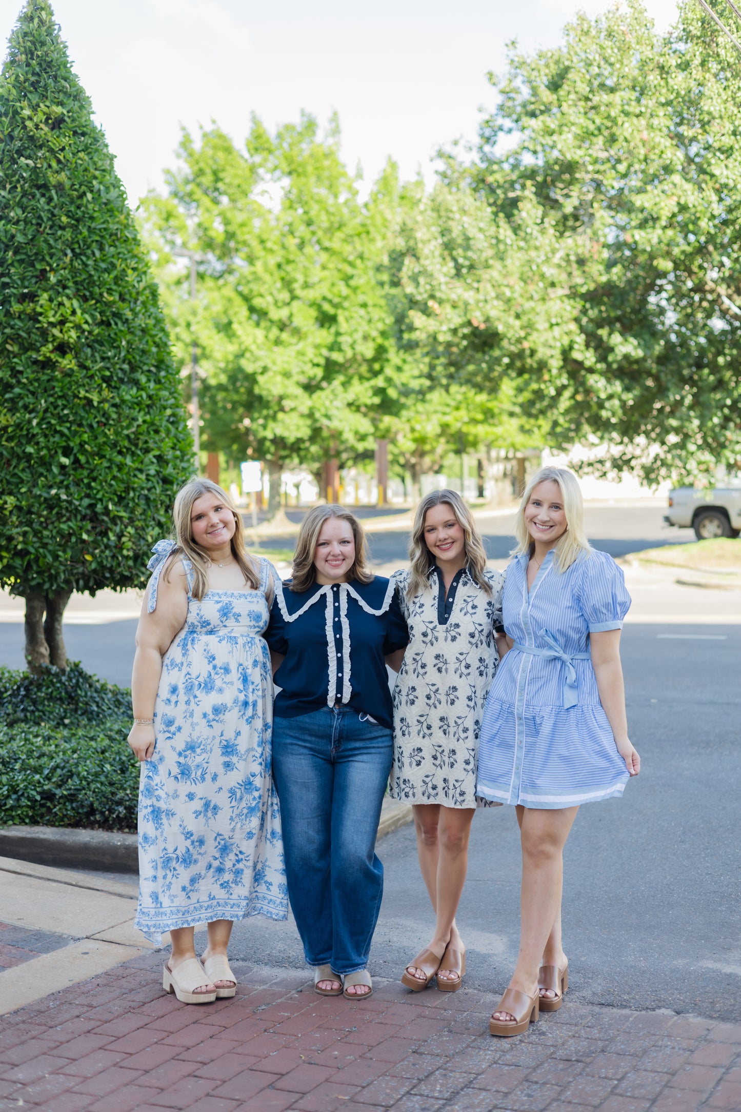 Going in Style Mini Dress - Blue
