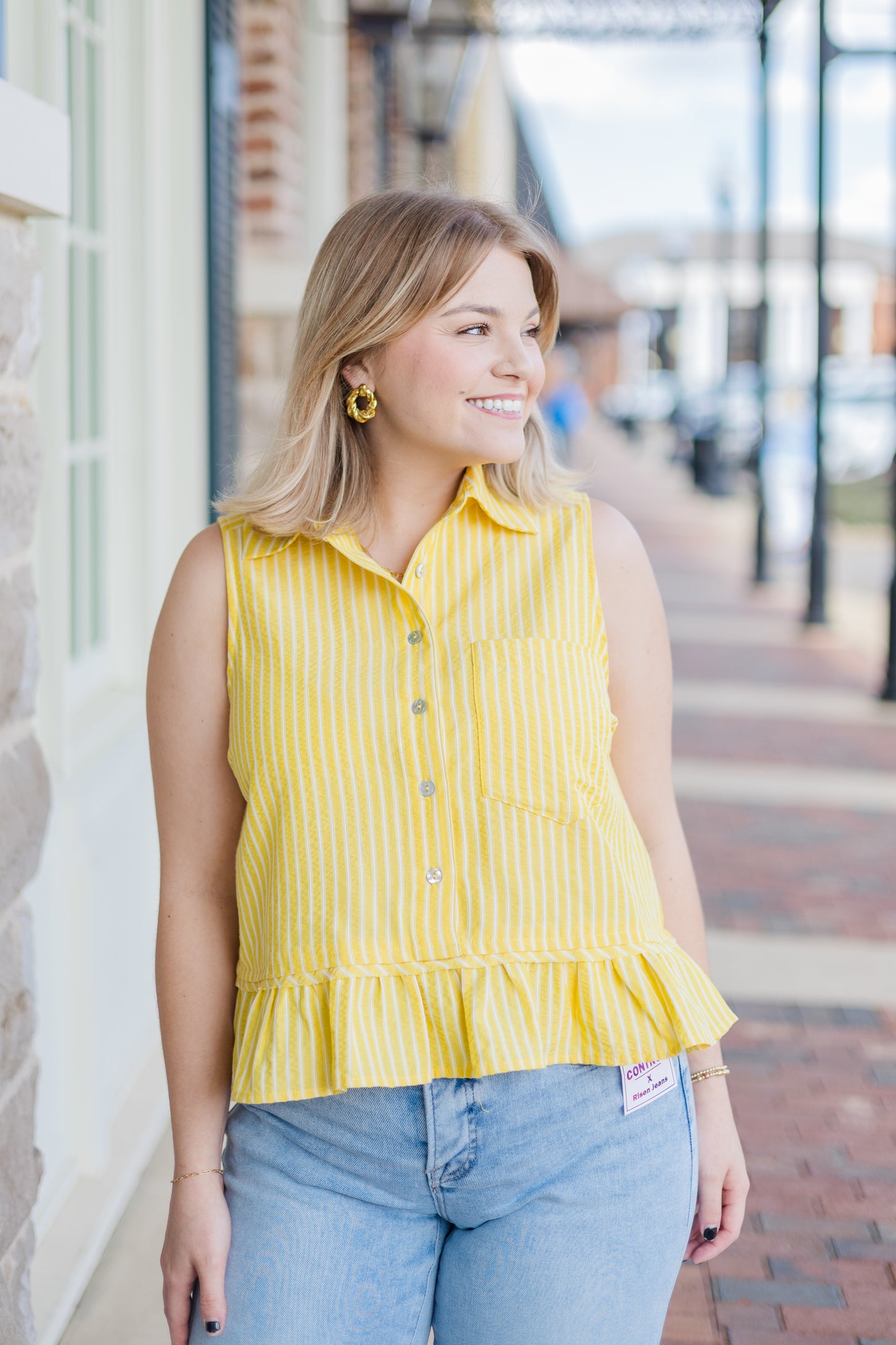Summer Getaway Tank - Yellow