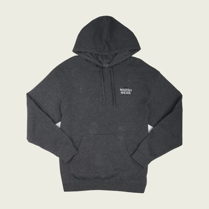 Marsh Wear Fly Patch Hoodie Charcoal Heather