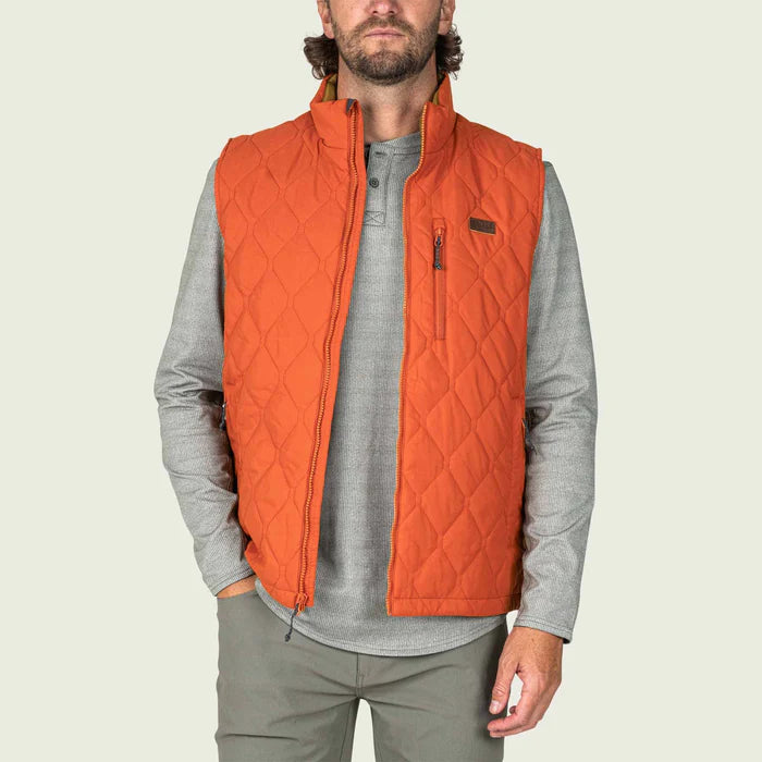 Marsh Wear Barnwell Puff Vest- Apricot Orange