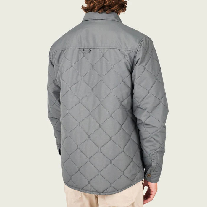 Marsh Wear Saluda Puff Shacket- Charcoal