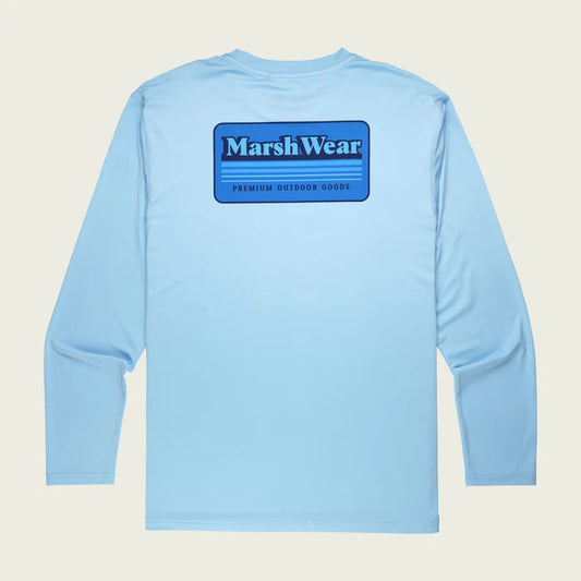 Marsh Wear Gradient UPF Long Sleeve - Light Blue