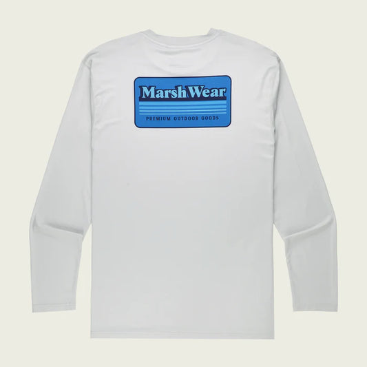 Marsh Wear Gradient UPF Long Sleeve - Silver