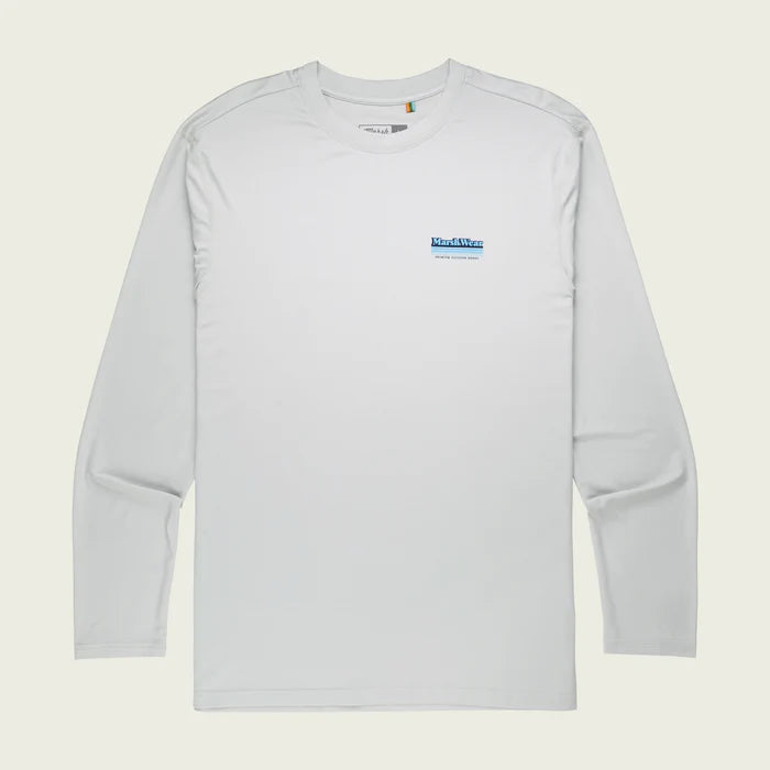 Marsh Wear Gradient UPF Long Sleeve - Silver