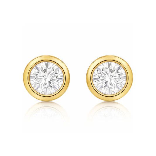 Ellie Vail Cateana Bezel Stud Earring