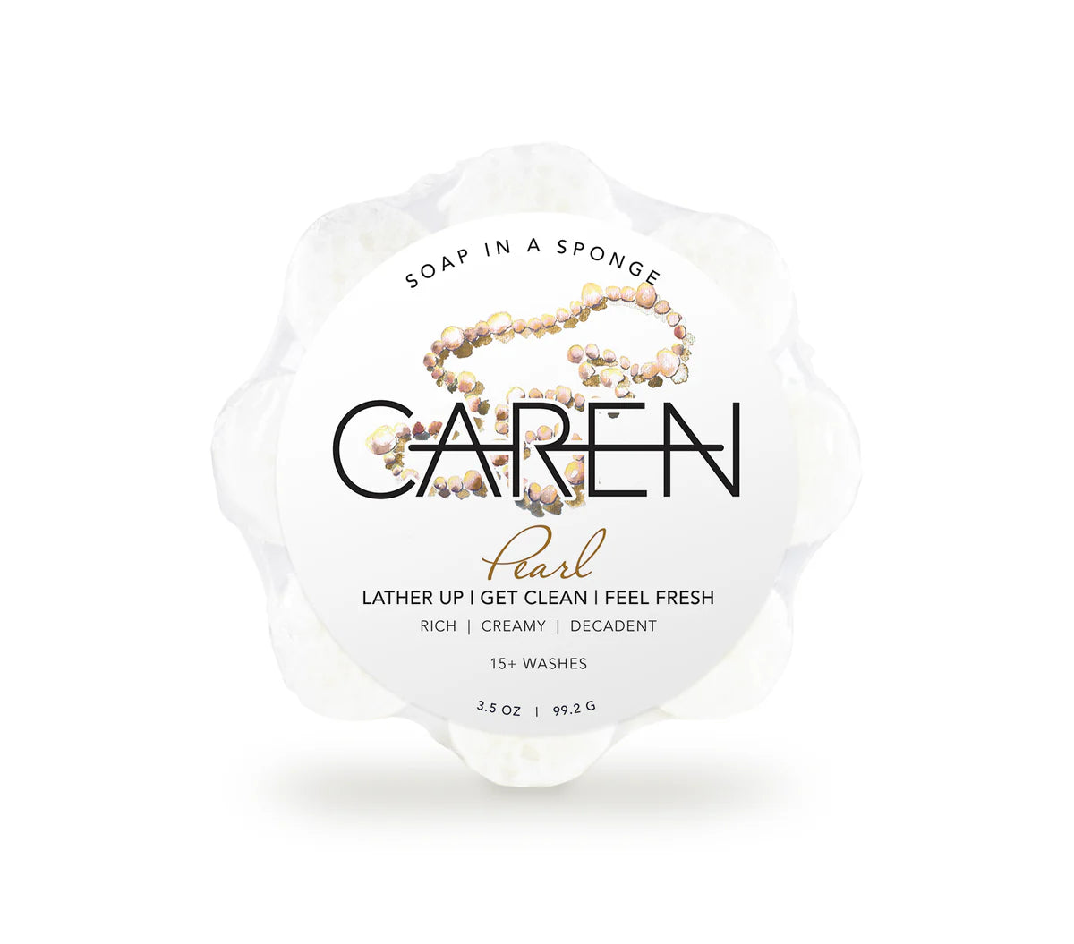 Caren Soap Sponge - Pearl