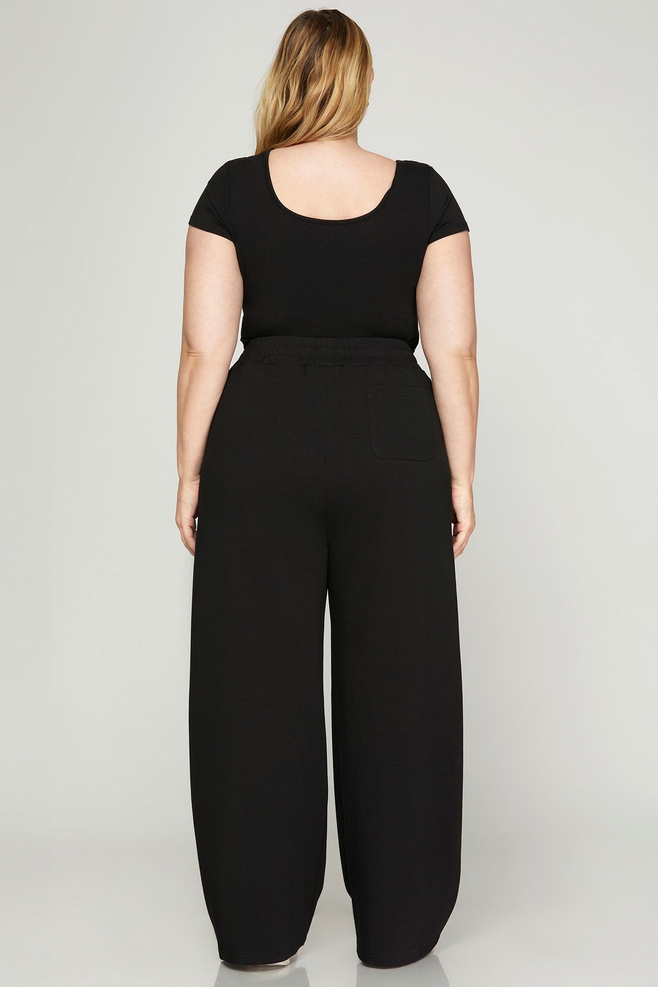 Let's Chill Scuba Pants- Black