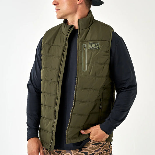 Burlebo Puffer Vest- Mallard Green