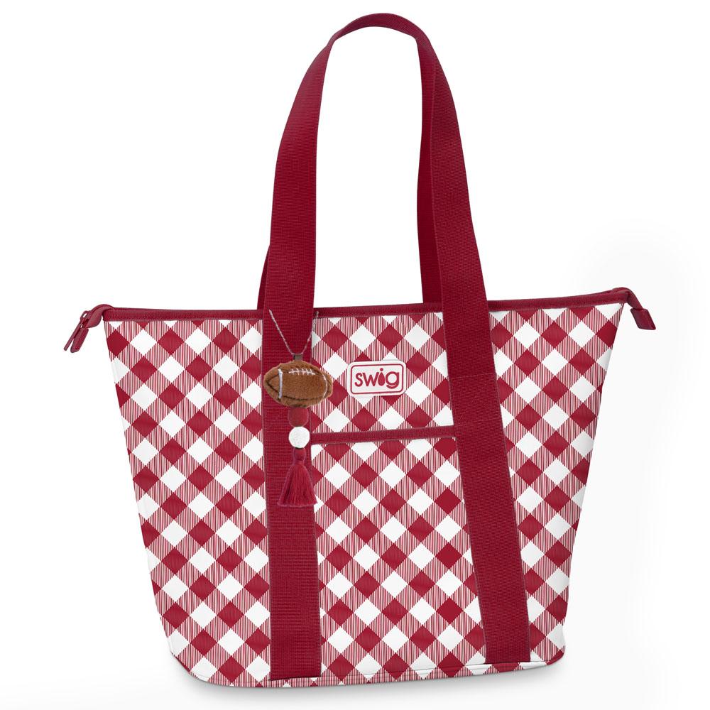 Swig Zippi 36 Cooler - Gameday Gingham - Crimson