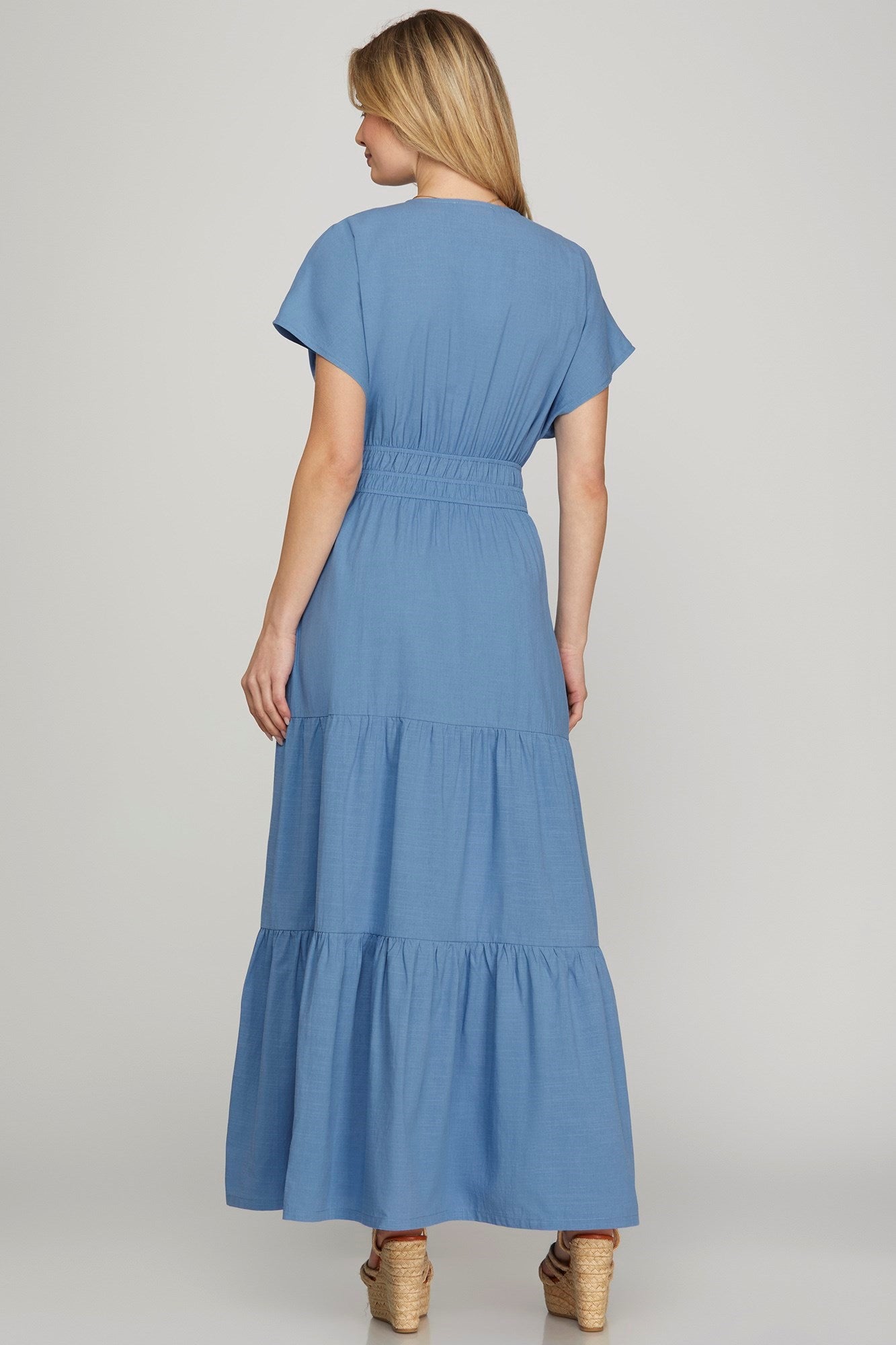 Blissful Blues Maxi Dress