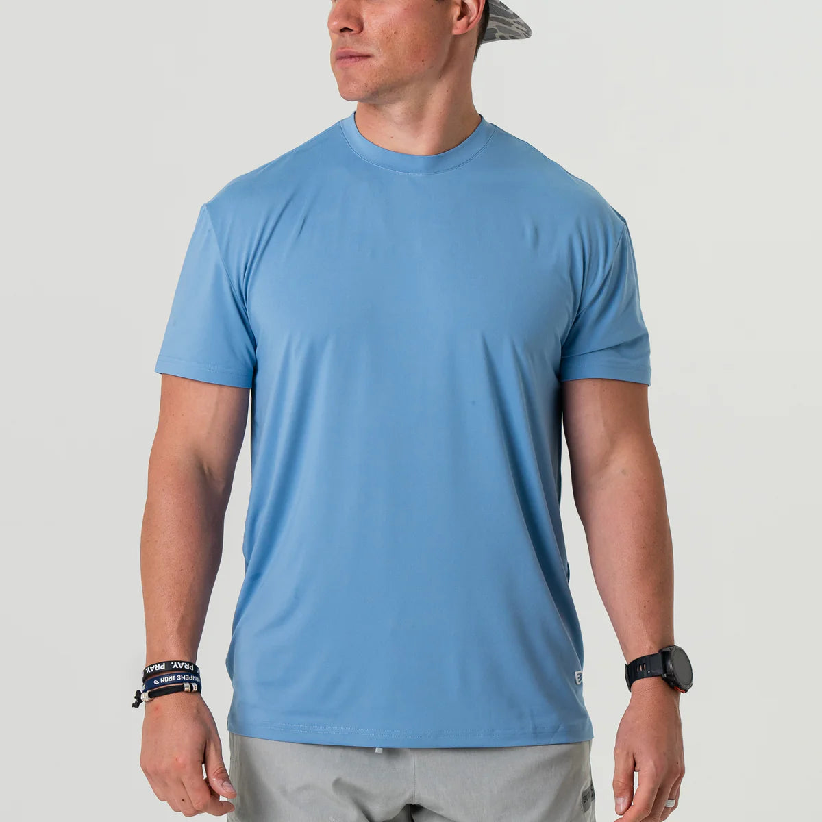 Burlebo Go To Tee- Steel Blue