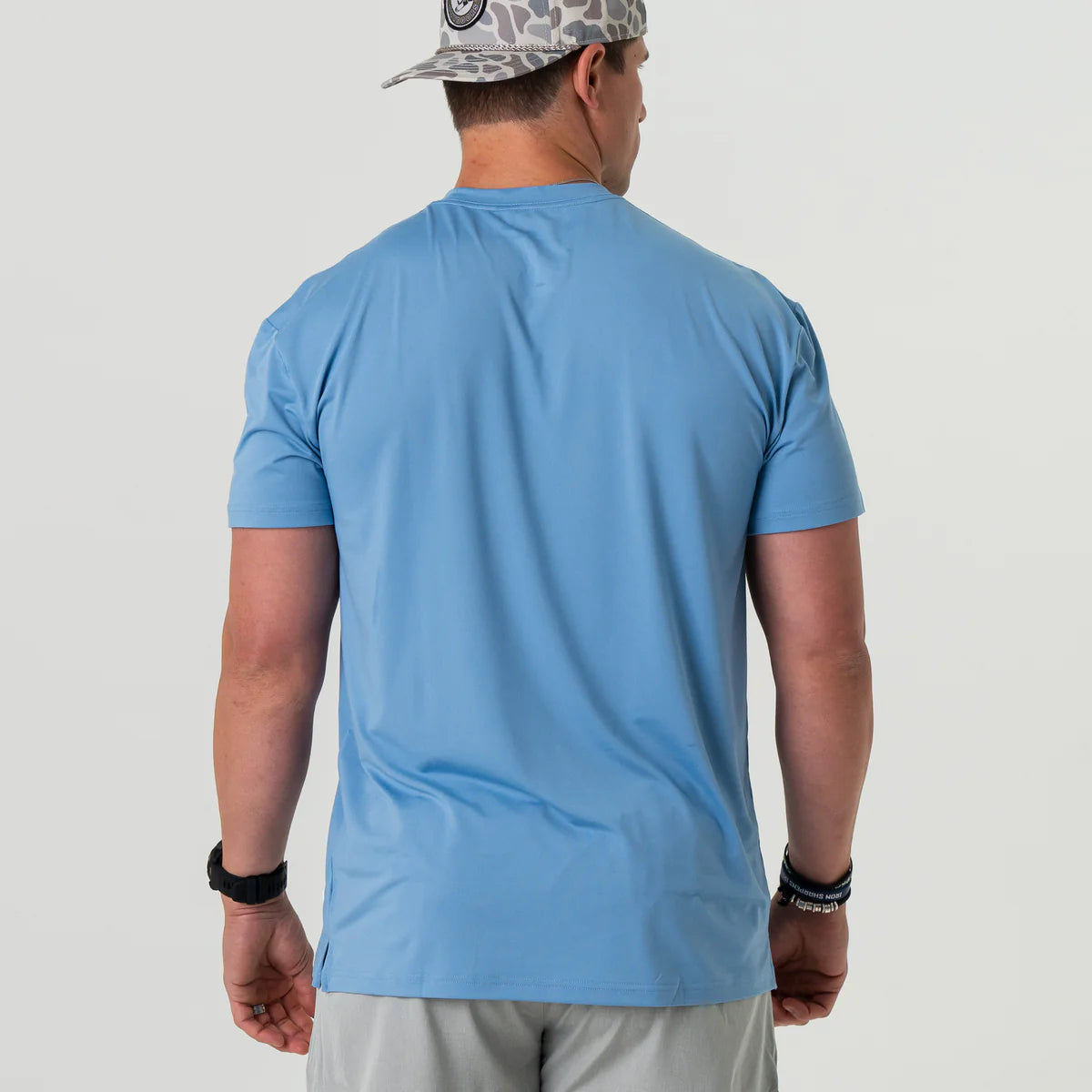 Burlebo Go To Tee- Steel Blue