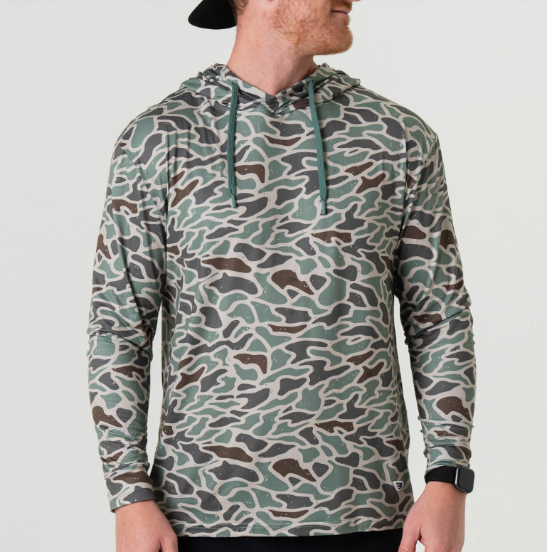 Burlebo Performance Hoodie- Retro Duck Camo