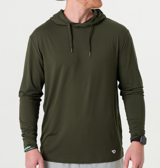 Burlebo Performance Hoodie- Mallard Green