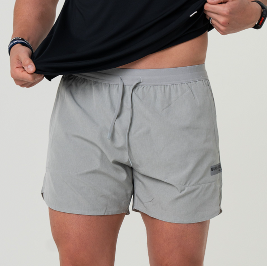 Burlebo Training Shorts- Light Grey