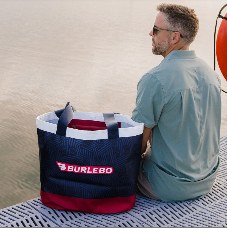 Burlebo Waterproof Tote - Stars & Stripes