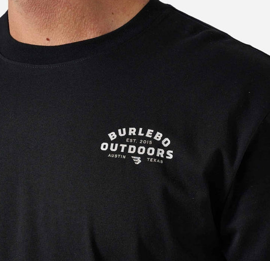 Burlebo Short Sleeve Tee - Outdoors Logo Black