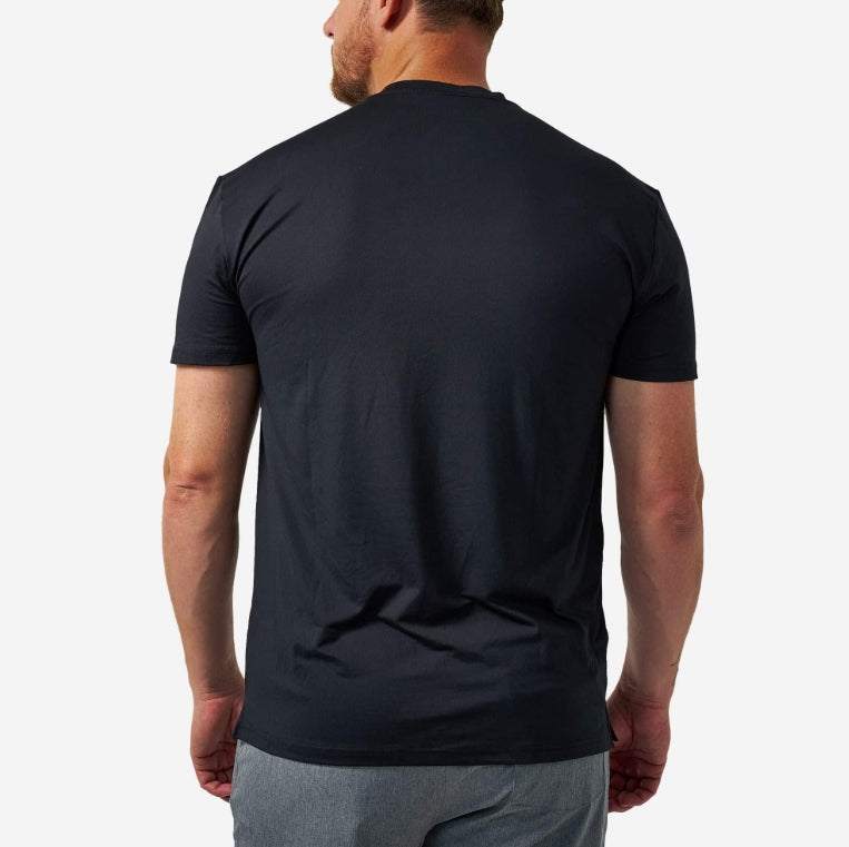 Burlebo Flying B Logo Go To Tee - Black and Classic Deer Camo