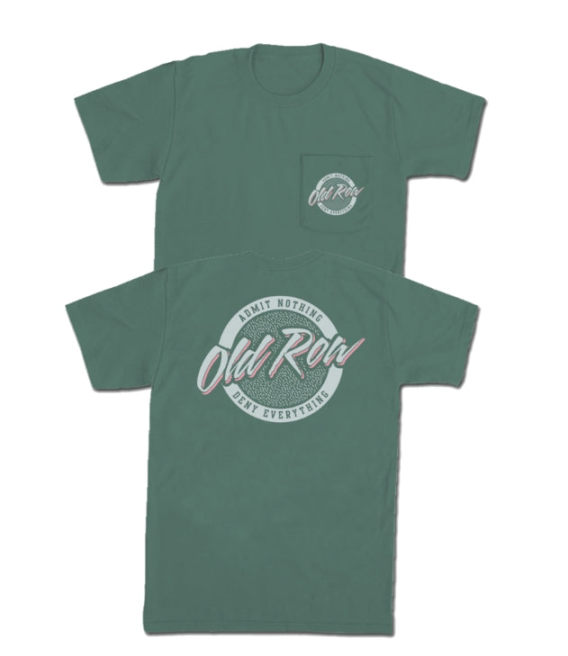 Old Row Circle Logo Light Green