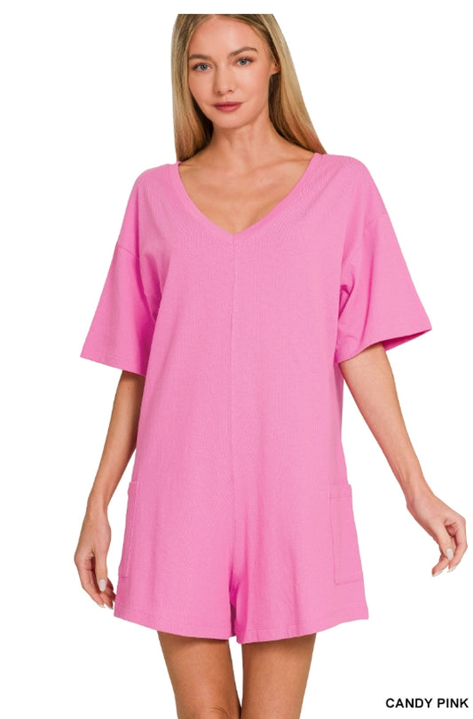 Thrown On and Go Romper