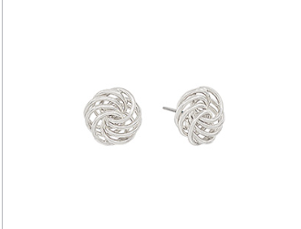 Layered Thin Metal Knot Studs