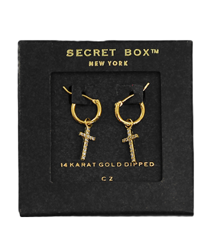 Cross Dangle Earrings