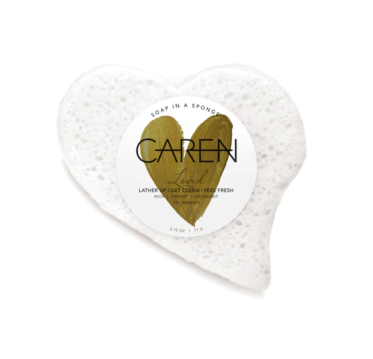 Caren Soap Sponge - Loved Heart